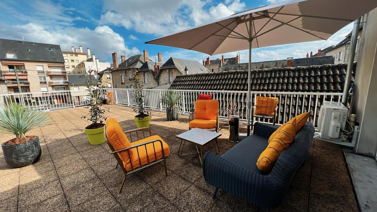 בריב-לה-גייארד Accueillant T2 Renove Clim Centre Ville Terrasse מראה חיצוני תמונה